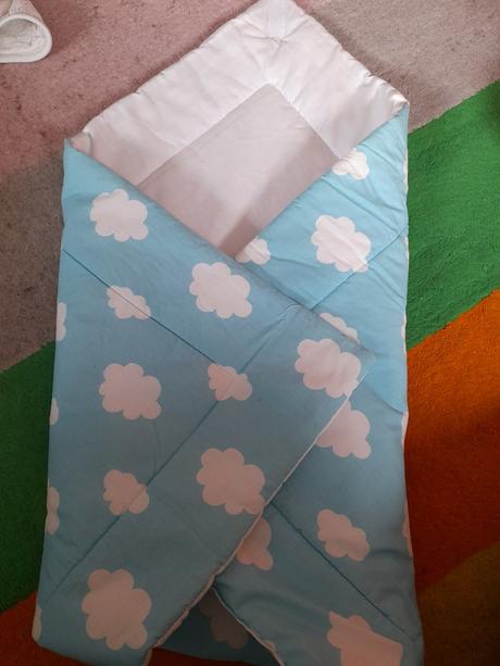 Zavinovačka nebe modrá na suchý zip, 