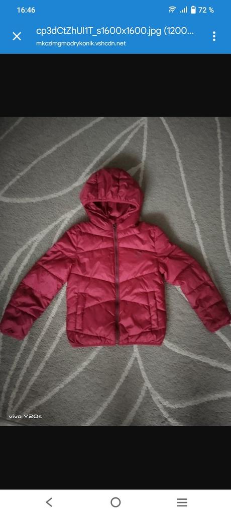 Zimní bunda, c&a,128