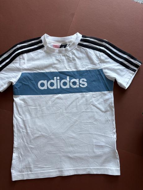 Triko bíle - v.6/7 let adidas, adidas,122