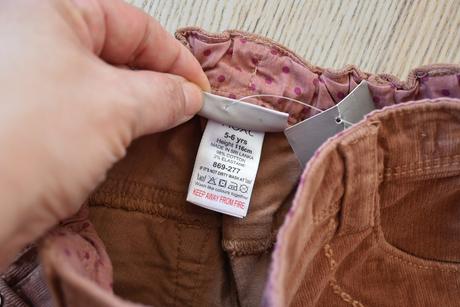 Manšestrové kalhoty vel. 5 - 6 let, next,116