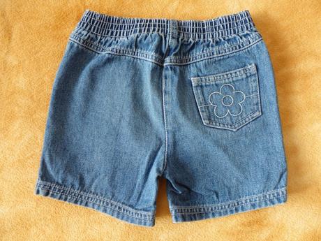 Riflové kraťasy s kytičkou, george,98