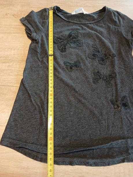 Tričko motýl hm vel. 110/116, h&m,116