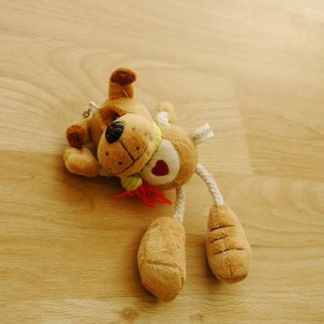 Pejsek plysovy privesek na klice, 