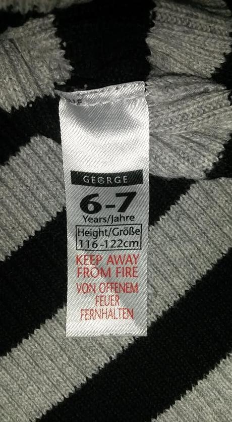 Pruhovaný rolák vel. 116-122, george,116