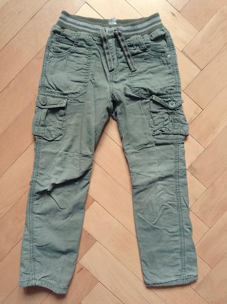 Kalhoty podšité bavlnou 116, 116