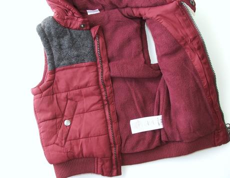 M86 vínová prošívaná vesta vel. 80, f&f,80