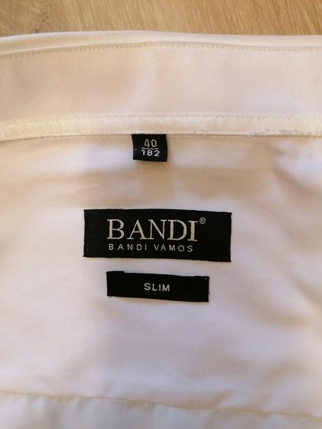 Pánský oblek bandi, košile, obal, 48