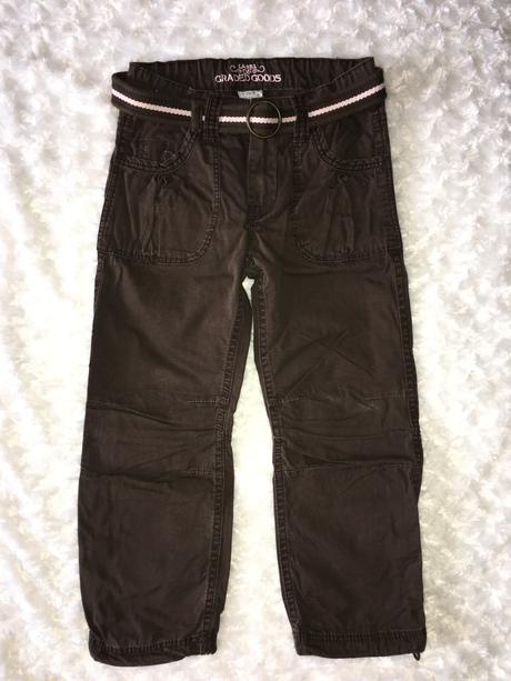Hnědé kalhoty h&m, h&m,110