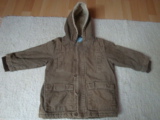 Kožíšek/kabátek zimní - hnědý, manžestrový, impidimpi,92