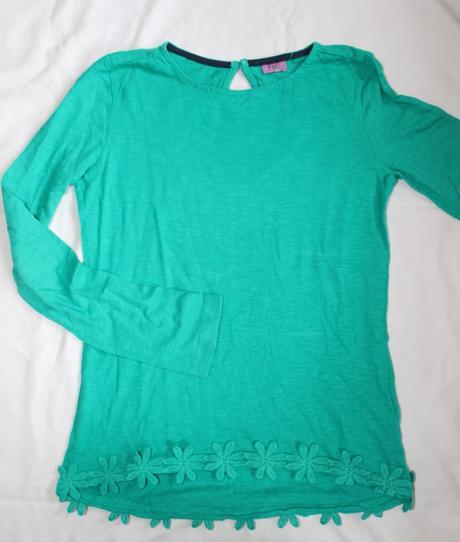 Po125. delší tričko+aplikace k legínám 10-11 let, f&f,146