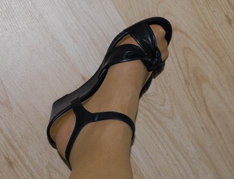 Dorothy perkins sandaly cerne na klinku 36-37, 37