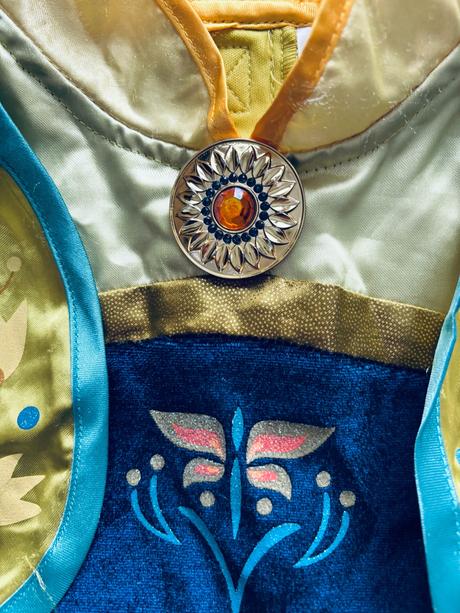 An5/ kostým anna - frozen zn. disney - v.5/6 let,