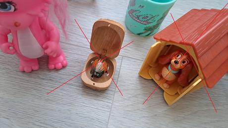 Sada figurek - looney tunes, kočárek s drakem, lol, 