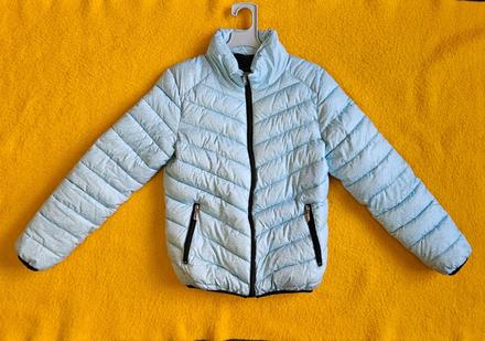 Mint světle modrá bunda zimní velikost m, m