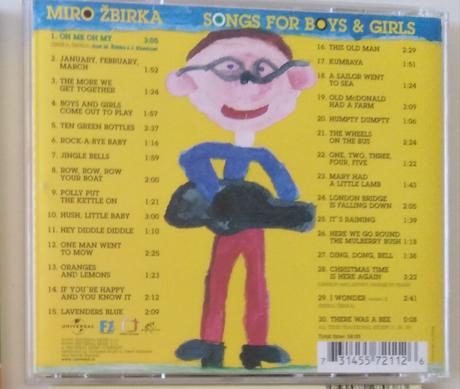 Cd pohádky a písničky mix, 