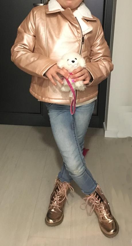Bunda, boty, legíny children's place (7 - 8 let), children's place,128