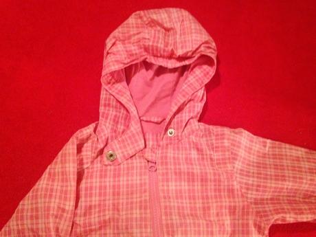 Dívčí bunda - bundička - proužky, kostičky, 86