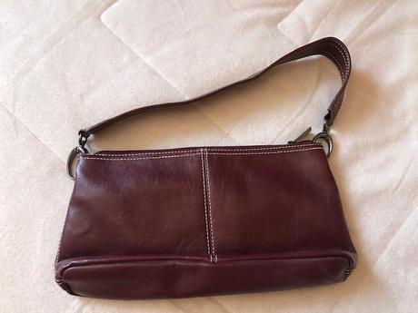 Vinove cervena taska pres rameno mango, mango