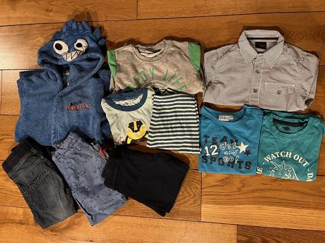 Set oblečení pro kluky - 10 ks, vel. 2-4 roky, 86–98