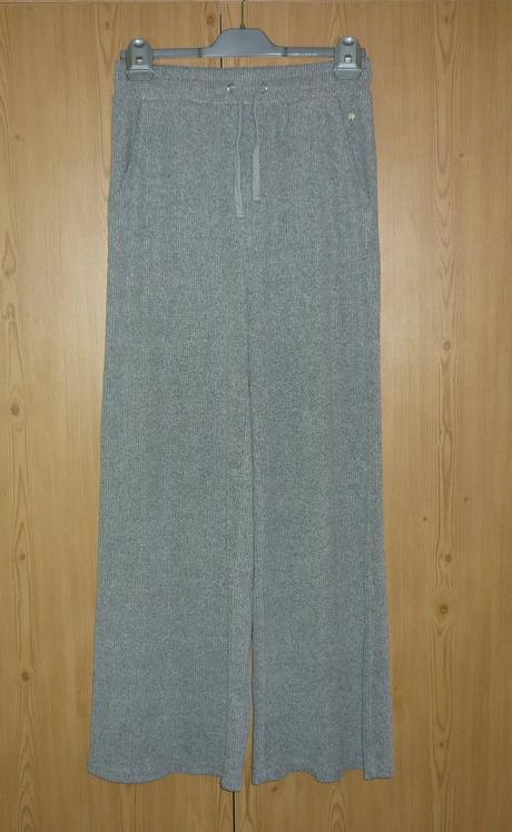 Šedé dámské široké volnočasové kalhoty takko, takko,s