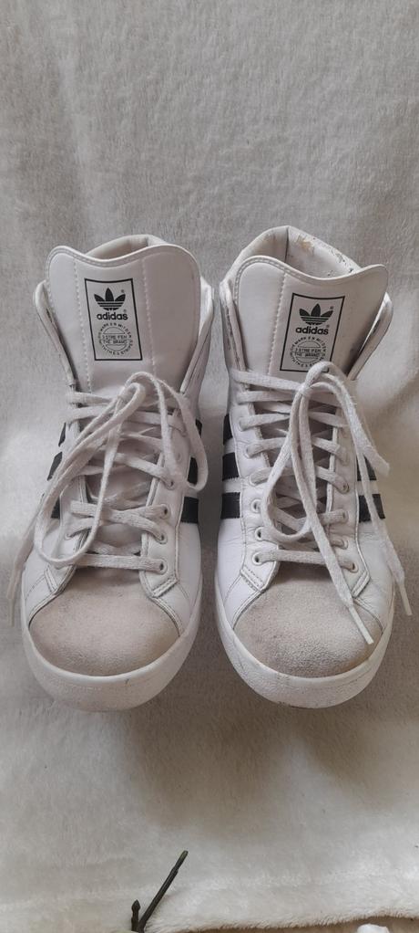 Adidas bílé kotníkové tenisky, adidas,40