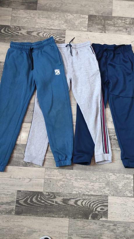 Tepláky teplé chlapecké 3ks 134/140, f&f,134