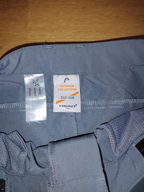 Dívčí funkční outdoorové 3/4 kalhoty head 152/158, 152