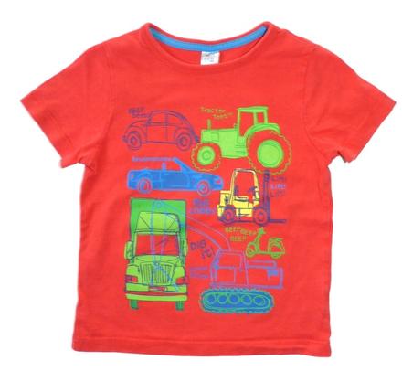Bavlněné tričko s auty vel.110, miniclub,110