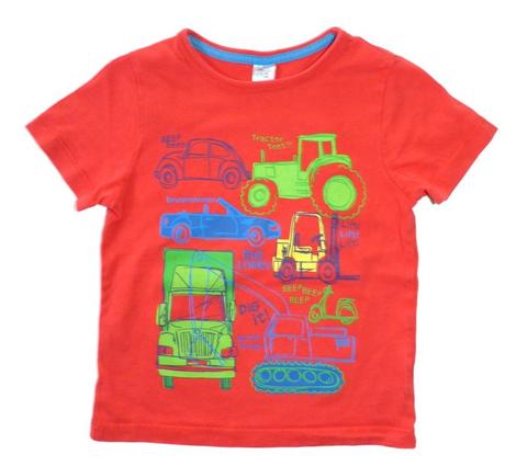 Bavlněné tričko s auty vel.110, miniclub,110