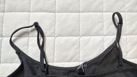 Černá spodní košilka, h&m,122