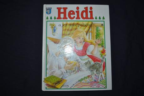 Dětská retro kniha heidi a její nové příběhy,