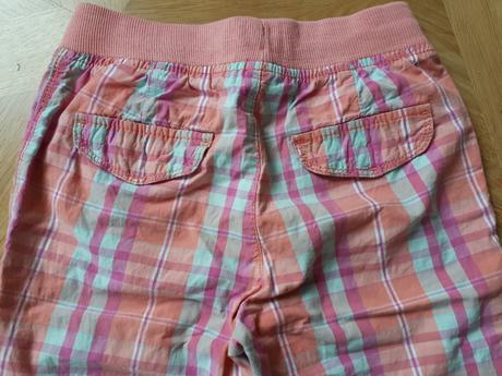 Kalhoty letní 3/4 h&m dívčí vel. 116-122, h&m,116