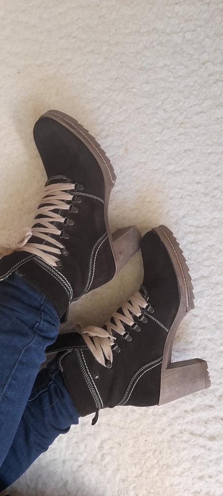 Polokozačky na blokovém podpatku, lasocki,40