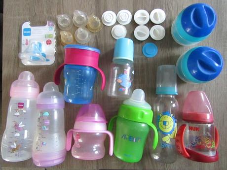 Kojenecké lahve-učící hrníčky zn.mam,avent,nuk, mam