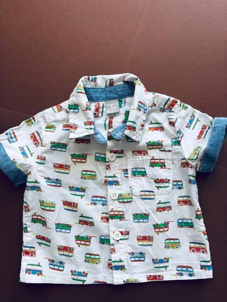 Košile s auty - v.0/3 měs, tu,62