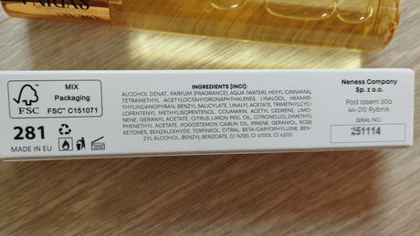 Vůně neness syrina, 