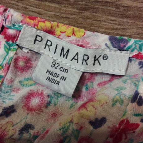 Květinkové bavlněné šaty, primark,92