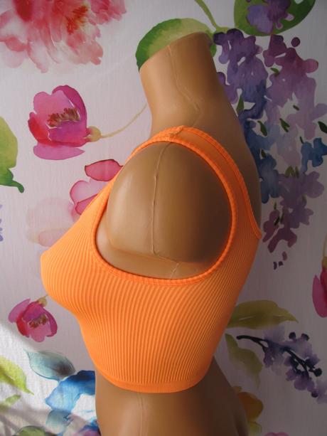 Dámské, dívčí žebrované crop top tričko, 32