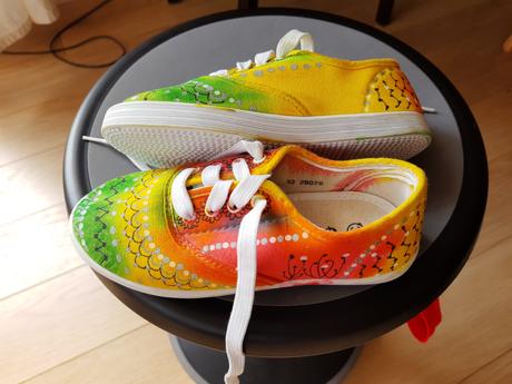 Tenisky ruční malba, 32