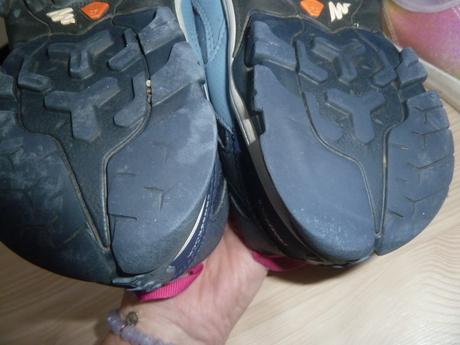 Vysoké nepromokavé turistické boty, decathlon, 32