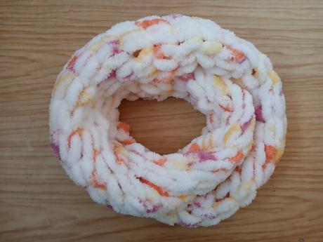 Měkký pletený nákrčník puffy (barva na přání), 