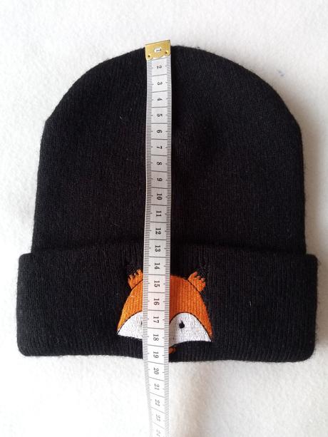 Podzimní čepice s liškou, 12-24m, 86