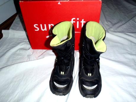 Luxusní zimní vysoká obuv s goretexem, superfit,34