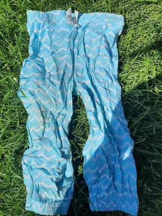 Leá8tní plátěné kalhoty vlnky vel. 86 - 92, pepco,86