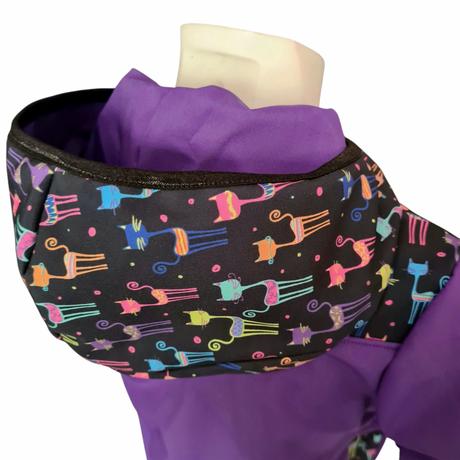 Softshellová bunda s fleecem, kočičky, 86 - 152