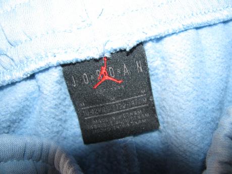 Bavlněné světle modré tepláky jordan, air jordan,134