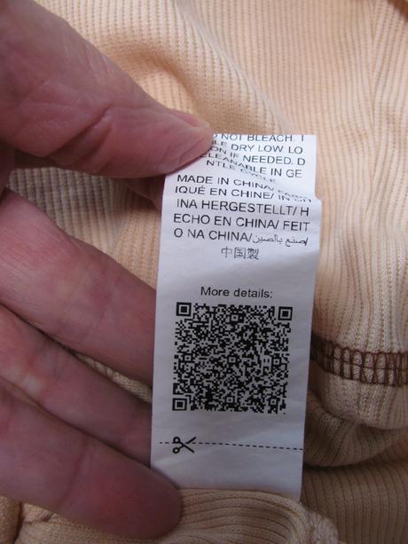 Crop top pružné řádkované tričko, 152