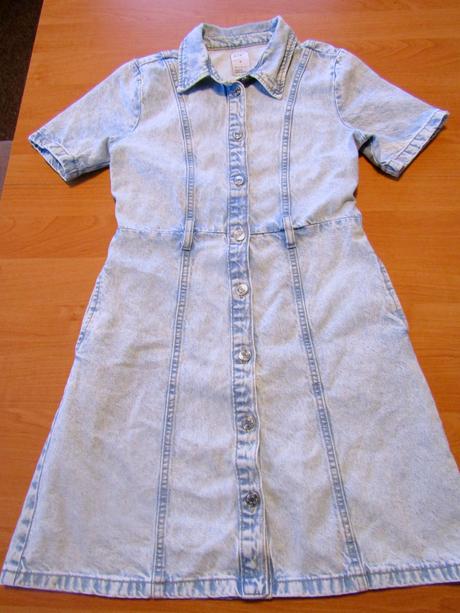 Dívčí džínové šatičky vel 164-170, denim co,164