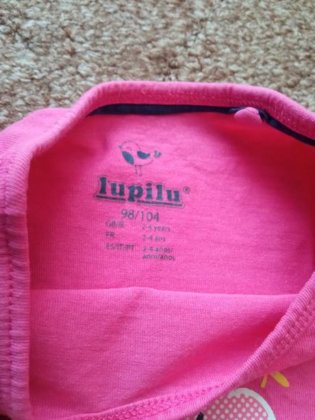 Tričko lupilu se zvířátky., lupilu,98