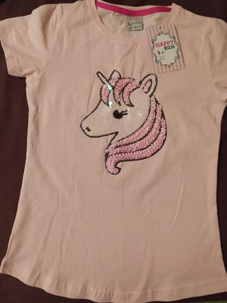 Tričko s jednorožcem vel. 122/128, 122
